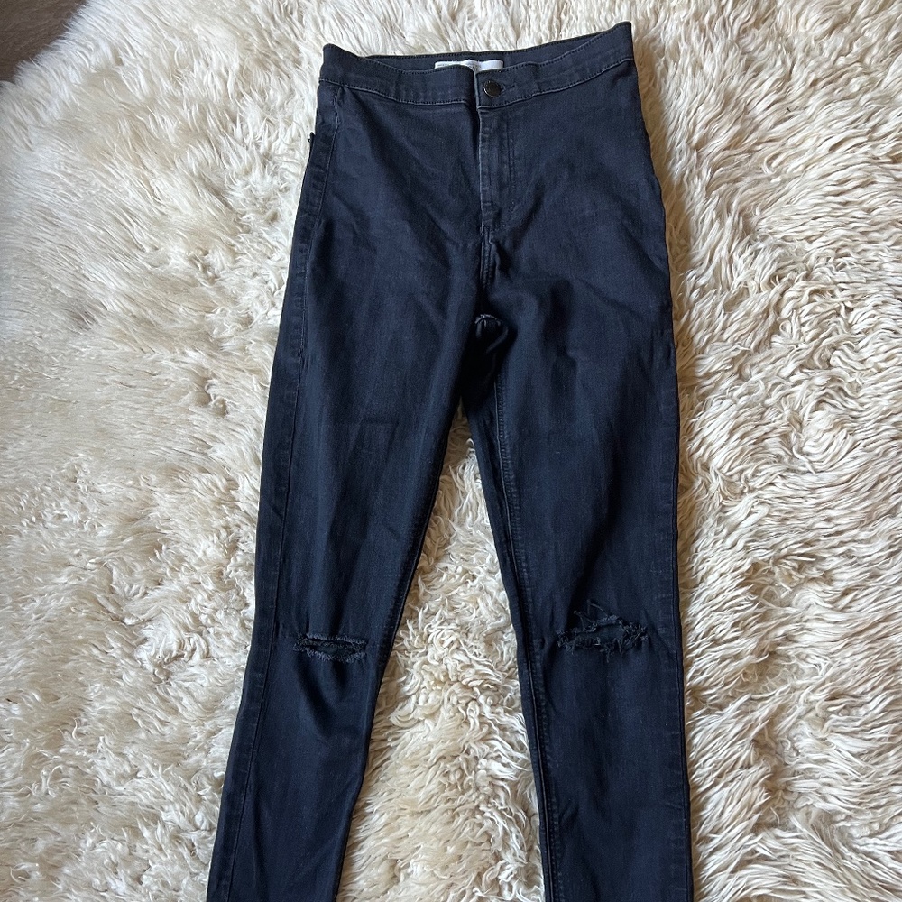 Topshop black skinny jeans